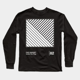 Fad Gadget / Minimalist Graphic Artwork Fan Design Long Sleeve T-Shirt